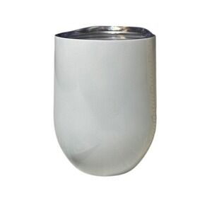 Swig Life Stemless Wine Tumbler White Insulated Stainless Steel Drinkware‎ NWOT
